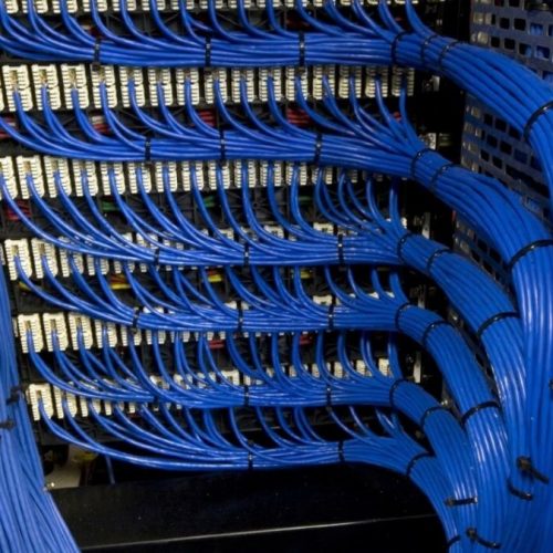 cables blue